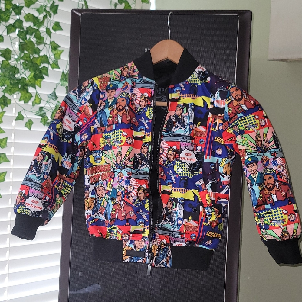 TOP GUN® KIDS REVERSIBLE TUSKEGEE JACKET size 4t